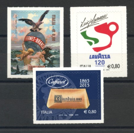 2015 - REPUBBLICA - PRODOTTI ITALIANI 3v. - NUOVI - LOTTO/36889