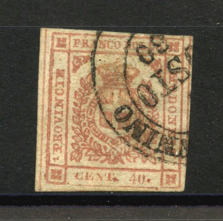 1859 - MODENA GOVERNO PROVVISORIO - LOTTO/40222 - 40 cent. ROSA CARMINIO - USATO