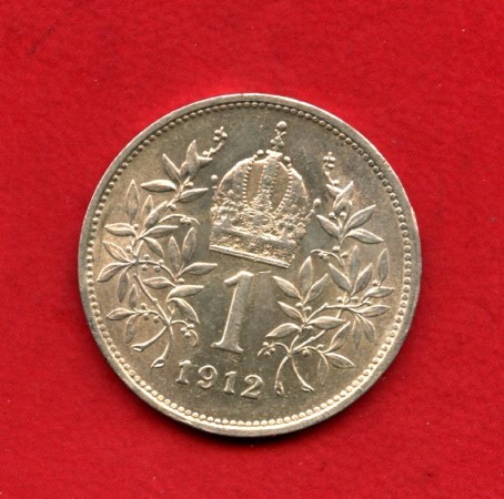 1912 - AUSTRIA - LOTTO/M43023 - 1 CORONA ARGENTO FRANCESCO GIUSEPPE