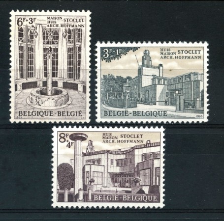 1965 - BELGIO - JOSEF HOFFMANN 3v. - NUOVI - LOTTO/25927