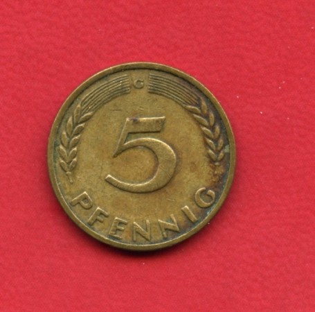 1949 G - GERMANIA FEDERALE - 5 PFENNIG - LOTTO/M28169