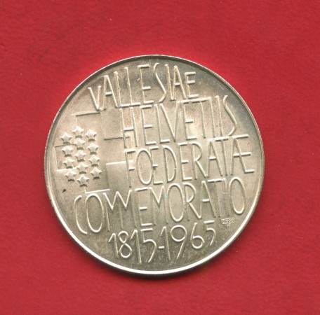 1965 - MEDAGLIA ARGENTO - LOTTO/M42755 - VALLESE SVIZZERA 