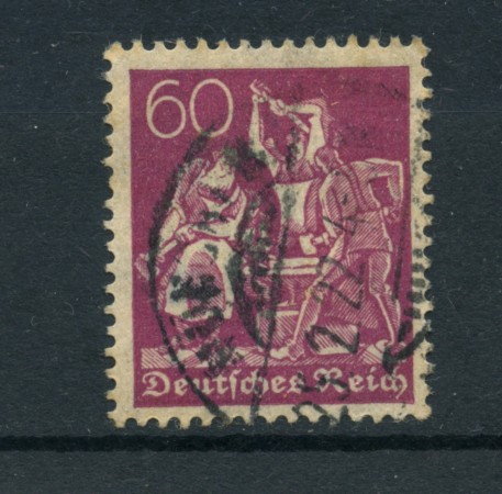 1921 - LOTTO/17750 - GERMANIA REICH - 60p. LILLA - USATO