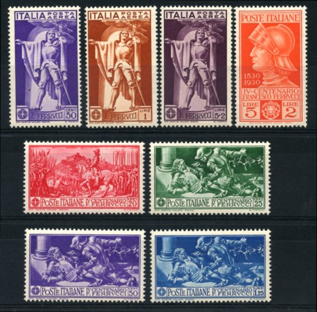 1930 - LOTTO/13046 - REGNO - FRANCESCO FERRUCCI 8v. - NUOVI