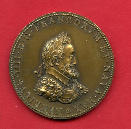 MEDAGLIA - HENRICUS IIII FRANCORUM ET NAVA REX - LOTTO/M30186