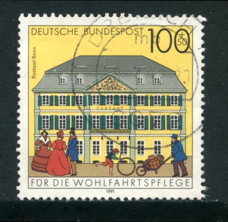 1991 - LOTTO/23698 - GERMANIA FEDERALE - 100+50 BENEFICENZA - USATO