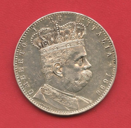 1896 - COLONIA ERITREA - LOTTO/M40646 - 5 LIRE TALLERO RE UMBERTO I°