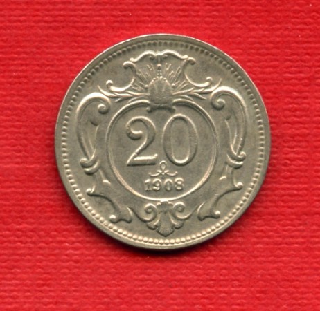 1908 - LOTTO/M20681 - AUSTRIA - 20 HELLER