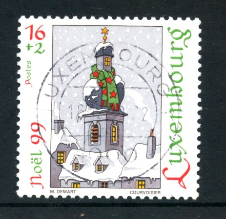 1999 - LUSSEMBURGO - NATALE - USATO - LOTTO/29906
