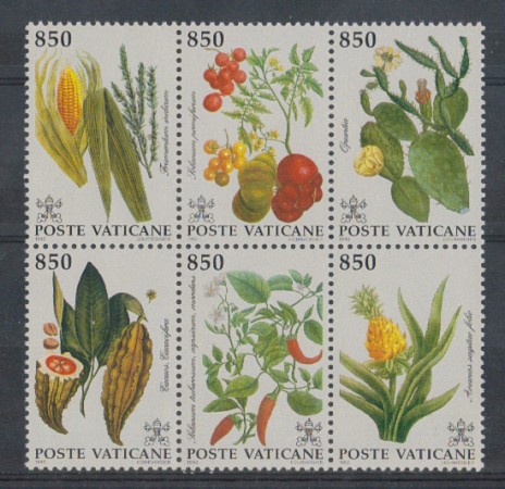 1992 - LOTTO/5785 - VATICANO - FLORA DEL NUOVO MONDO - NUOVI