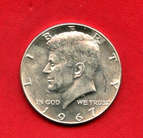 1967 - STATI UNITI - LOTTO/M48287 - 1/2 DOLLARO ARGENTO KENNEDY