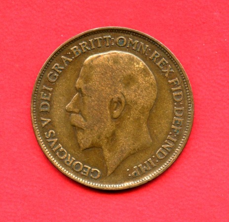1915 - GRAN BRETAGNA - 1 PENNY GIORGIO V° - LOTTO/M37753