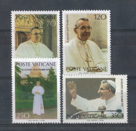 1978 - LOTTO/5976 - VATICANO - IN RICORDO DI GIOVANNI PAOLO I°