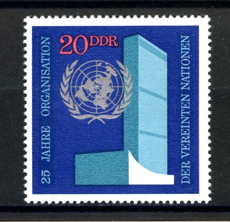 1970 - GERMANIA DDR - 25° ANNIVERSARIO  ONU - NUOVO - LOTTO/36387