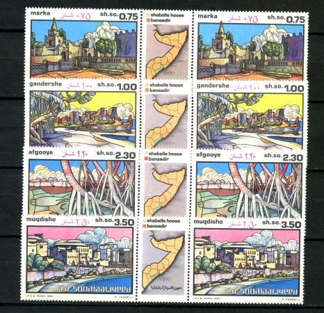 1980 - SOMALIA - PAESAGGI SOMALI 4v. - COPPIE NUOVI - LOTTO/LBF2761S