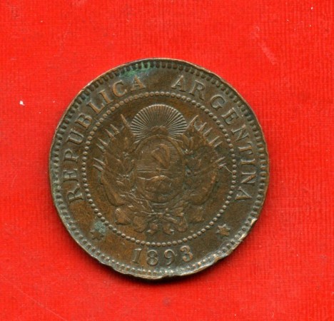 1893 - ARGENTINA - LOTTO/M47497 - 1 CENTAVO  BRONZO