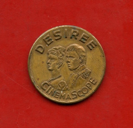1954 - REPUBBLICA - GETTONE  FILM DESIRE' - LOTTO/M21179