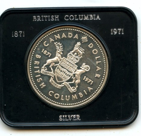 1971 - CANADA - LOTTO/M48293 - DOLLARO ARGENTO  BRITISH  COLUMBIA