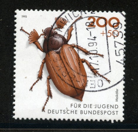 1993 - LOTTO/19051U - GERMANIA - 200+50P. INSETTI - USATO