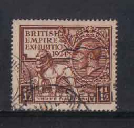 1924 - LOTTO/3559 - GRAN BRETAGNA - EXPO WEMBLEY 1924 - USATO