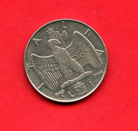 1940  - REGNO - 1 LIRA ANTIMAGNETICA - LOTTO/M36133