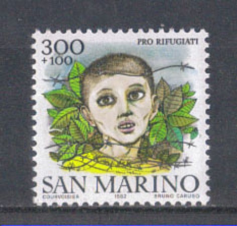 1982 - LOTTO/8032 - SAN MARINO - PRO RIFUGIATI
