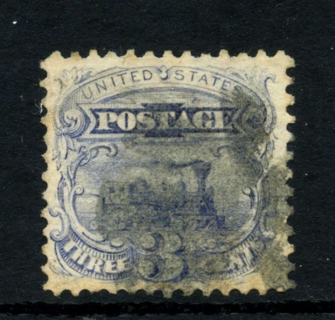 1869 - STATI UNITI - LOTTO/48295 - 3 CENTESIMI STORIA AMERICANA - USATO