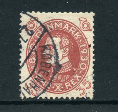 1930 - LOTTO/24090 - DANIMARCA - 35 o. COMPLEANNO RE CRISTIANO X - USATO