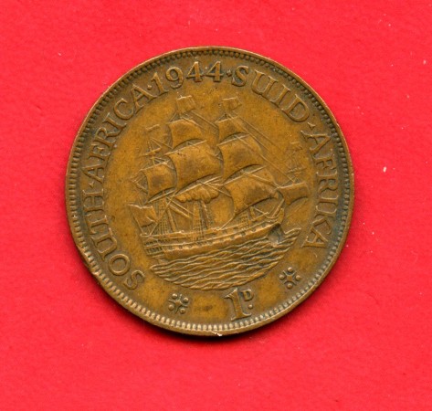 1944 - SUD AFRICA - LOTTO/M42774 - 1 PENNY GIORGIO VI°