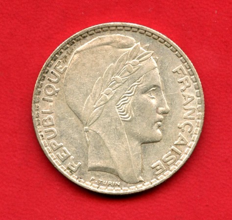  1934 - FRANCIA - 20 FRANCHI ARGENTO - LOTTO/M38349
