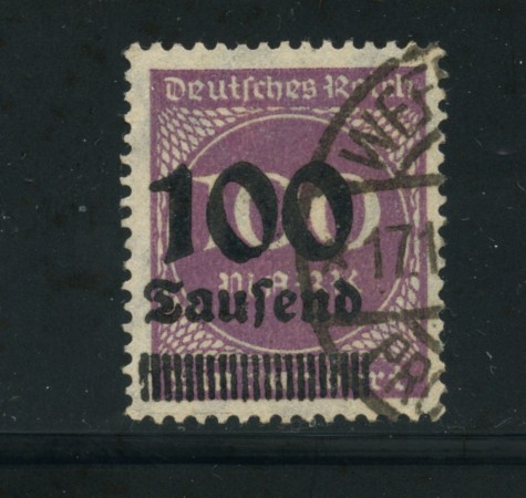 1923 - LOTTO/17873 - GERMANIA REICH - 100t. su 100m. LILLA - USATO