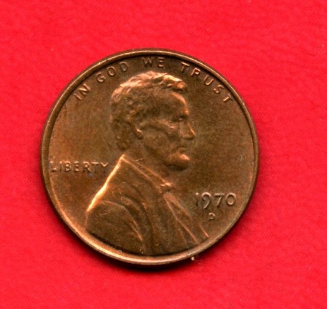 1970D - STATI UNITI - 1 CENT. LINCOLN - LOTTO/M26207