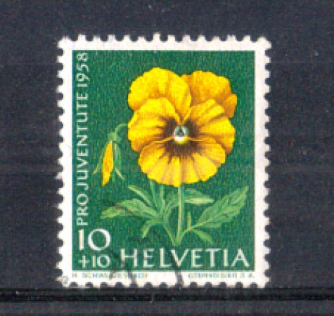 1958 - LOTTO/SVI617U - SVIZZERA - 10+10c. PRO JUVENTUTE - USATO