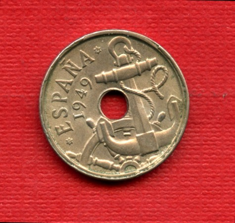 1949 (56) - LOTTO/M22546 - SPAGNA - 50 CENTIMOS