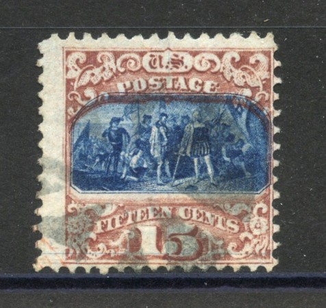 1869 - STATI UNITI - LOTTO/40831 - 15 Cent. BRUNO E AZZURRO II° TIPO - USATO