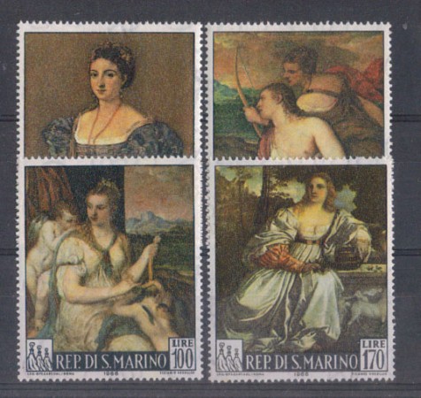 1966 - LOTTO/7903 - SAN MARINO - DIPINTI DI TIZIANO