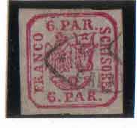 1862/64 - LOTTO/3456 - ROMANIA -6 PAR. ROSSO