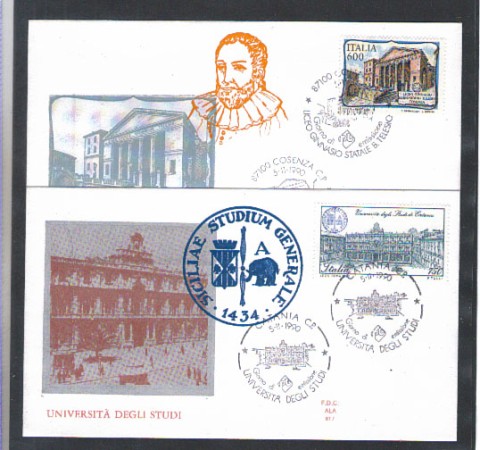 1990 - LOTTO/6951Z - REPUBBLICA - SCUOLE D'ITALIA - FDC