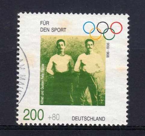 1996 - GERMANIA FEDERALE - 200+80p.  A FAVORE DELLO SPORT. - USATO - LOTTO/31227