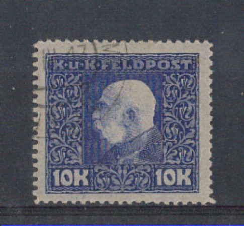 1915 - LOTTO/4071 -AUSTRIA  POSTA DA CAMPO - 10 K. OLTREMARE