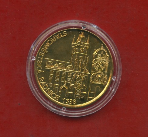 REPUBBLICA CECA - PRAGA MEDAGLIA DEL VECCHIO MUNICIPIO - LOTTO/M28962