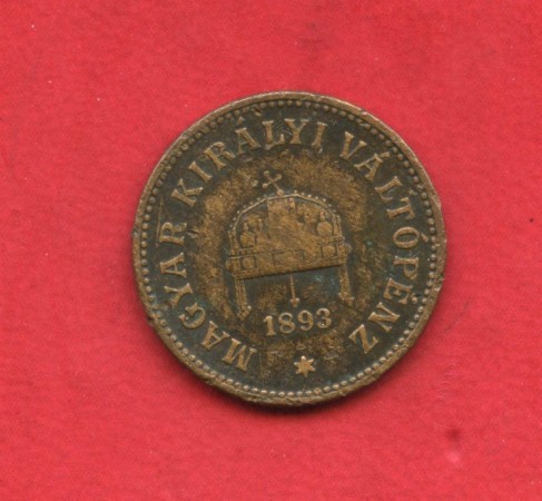 1893 - UNGHERIA - LOTTO/M47662 - 2  FILLER BRONZO
