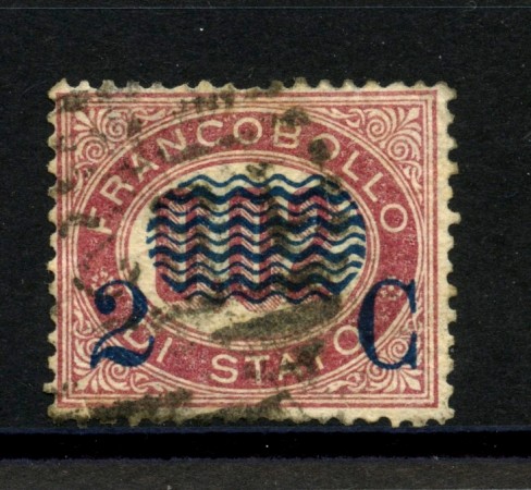 1878 - REGNO D'ITALIA - LOTTO/38012 - 2c. su 0,005 LACCA - USATO