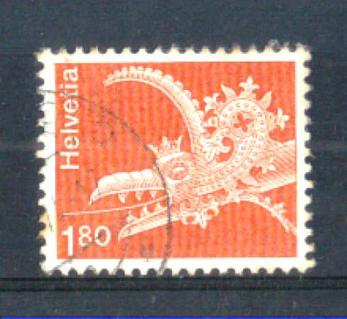 1973 - LOTTO/SVI820U - SVIZZERA - 1,80 Fr. DRAGONE - USATO
