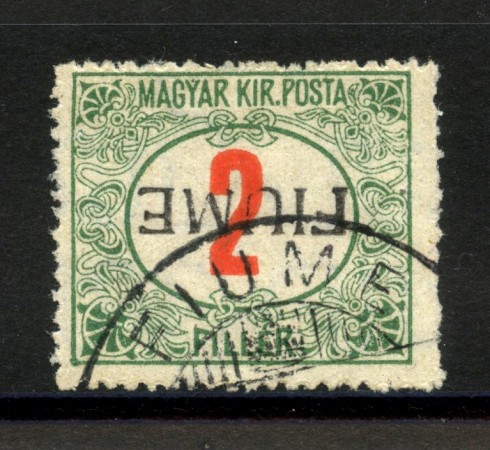 1918 - FIUME - LOTTO/39801 -  2F. SEGNATASSE - VARIETA' - USATO