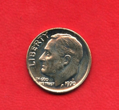 1970D - STATI UNITI - 1 DIME  ROOSEVELT - FDC - LOTTO/M29769