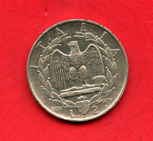 1936 - REGNO - LOTTO/M48349 - 2 LIRE IMPERO