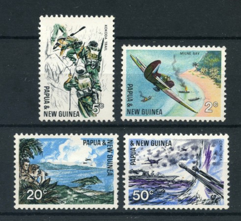 1967 - PAPUA NUOVA GUINEA - LOTTO/20431 - BATTAGLIA NAVALE 4v. - NUOVI