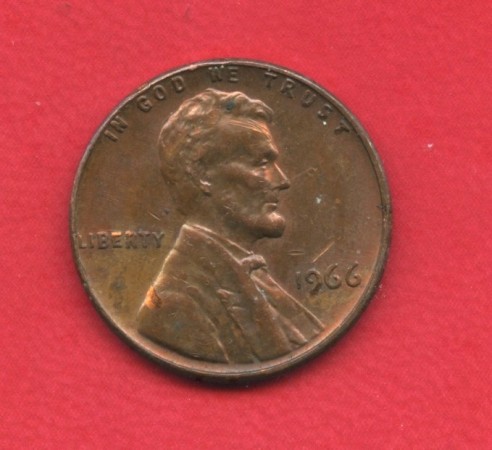 1966 - STATI UNITI - 1 CENT. LINCOLN - LOTTO/M26201