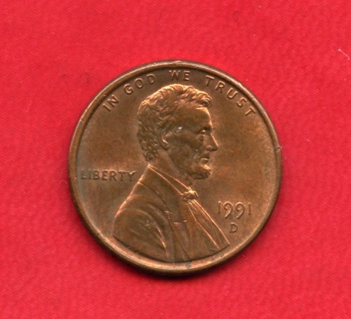 1991D - STATI UNITI - 1 CENT. LINCOLN - LOTTO/M26237